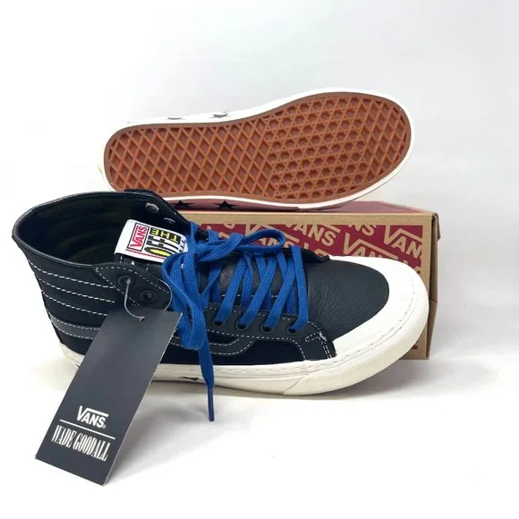 Vans Sk8 Hi 138 Decon Canvas Leather Black Skateboarding Women's S VN0A3MV16BD - Picture 3 of 11